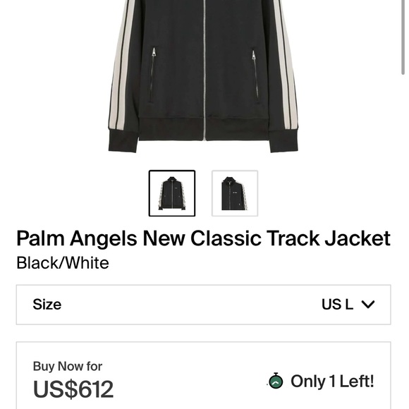 Palm Angels Classic Track Jacket
. - Picture 2 of 3